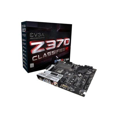 EVGA EVGA Z370 Classified K, 134-KS-E379-KR, LGA 1151, Intel Z370, HDMI, SATA 6Gb/s, USB 3.1, USB 3.0, ATX, Intel Motherboard
