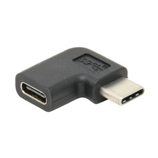 Gigacord USB-C Male Female Left Angled 90 Degree Adapter