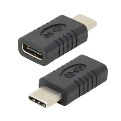 Gigacord USB Type-C Male Female Straight Adapter