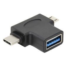 Gigacord USB 3.0 Female to Micro USB 5pin Male, USB-C Male 2in1 OTG AdapterFemale to USB 3.0 Female Adapter