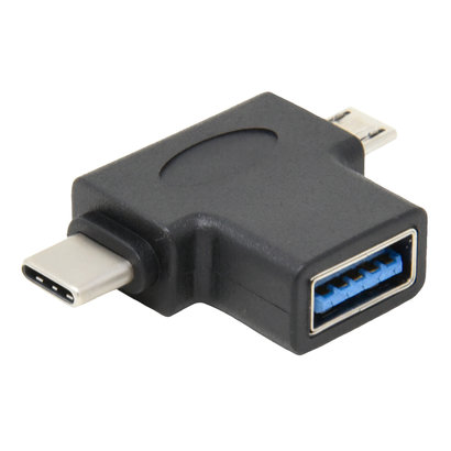 Gigacord USB 3.0 Female to Micro USB 5pin Male, Type-C Male 2in1 OTG AdapterFemale to USB 3.0 Female Adapter
