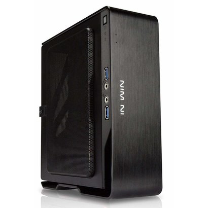 Cryo-PC Mini ITX Intel Pentium G5400 3.7Ghz 2-Core 4-Thread, 8GB DDR4, 120GB SSD +1TB HDD, Windows 10 Pro