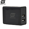Gigacord Gigacord 2-Port USB 4.8A (2x2.4A) Wall Charger, Foldable Plug, Black