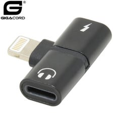 Gigacord iPhone to Headphone/Lightning T Adapter (Choose Color)
