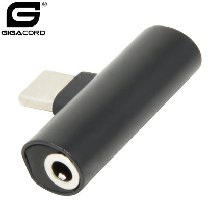 Gigacord Type C USB-C to 3.5mm Headphone/Type-C T Adapter (Choose Color)