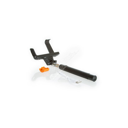 Gigacord Bluetooth Smart Phone Selfie Stick Wireless Bluetooth, Black