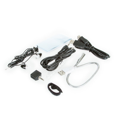 Link Depot Link Depot LD-NBOOK-KIT1 Cable kit, includes USB LED Light, Earphone, USB 2.0 Extension Cable, Adapter, Cable Ties, 3.5mm Audio Cable & Microfiber Cloth