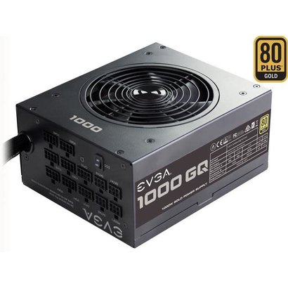 EVGA EVGA 210-GQ-1000-V1 GQ 80 Plus Gold, 1000W ECO Mode Semi Modular Power Supply