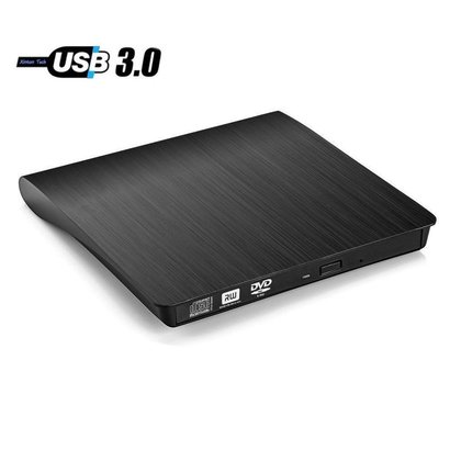 External CD Drive, USB 3.0 Ultra-Slim External DVD Drive, CD/DVD-RW Drive DVD/CD Rom Rewriter Burner Writer, High Speed Data Transfer for Laptop Desktops Win 7, 8, 10, Mac OS and Linux OS