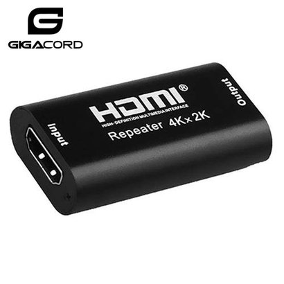 Gigacord Gigacord HDMI Repeater 4K UHD HDMI Female to Female HDMI Amplifier 40' HDMI Extender Up to 40 Meters Lossless Transmission for Oculus Rift and More