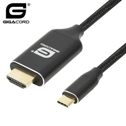 Gigacord USB Type-C to HDMI Cable 4K 60Hz, Black (Choose Length)