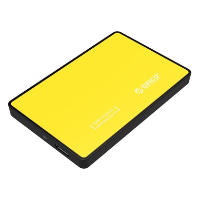 ORICO ORICO 2588US3 Tool Free USB 3.0 External Hard Drive Enclosure for 2.5" SATA HDD and SSD - Yellow