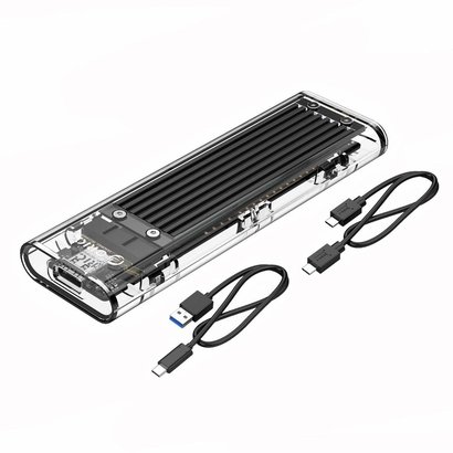 ORICO ORICO Aluminium M.2 SSD Enclosure for M.2 NVMe SSD to USB 3.1 Gen2 Type-C Mini SSD Case Clip 10Gbps Support UASP Protocol With Type-C to C Cable