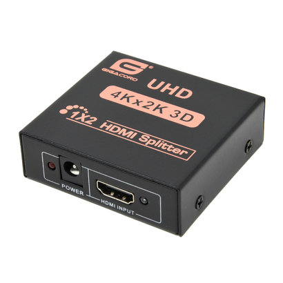 Gigacord Gigacord 1x2 HDMI 2-Port Powered Splitter 1080p HD 4K HDTV (will not bypass HDCP)