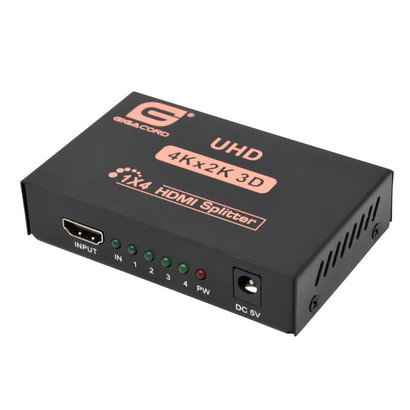 Gigacord Gigacord 1in-4out HDMI 4-Port Powered Splitter 1080p HD 4K HDTV