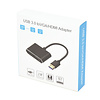 Gigacord Gigacord USB 3.0 to HDMI/VGA Dual Output Converter 1080p Win7/8/10