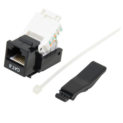 Cat 6 RJ45 Tool Less Keystone Jack (Choose color)