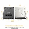 ICY DOCK ICY DOCK 2.5" to 3.5" SAS/SATA HDD & SSD Converter/Mount/Kit/Adapter - EZConvert MB882SP-1S-2B