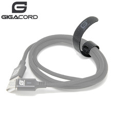 Gigacord Gigacord 5" Velcro Cable Tie, Black (Choose Quantity)