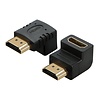 HDMI Male Female 270 Degree Right Angle Adapter (Single Pack)