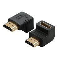 HDMI Male Female 270 Degree Right Angle Adapter (Single Pack)