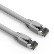 Cat.8 S/FTP Ethernet Network Cable 2GHz 40G Gray 24AWG (Choose Length)