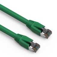 Cat.8 S/FTP Ethernet Network Cable 2GHz 40G Green 24AWG (Choose Length)