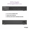 Netgear NETGEAR 24-Port Gigabit Ethernet Unmanaged Switch, Desktop/Rackmount (GS324)