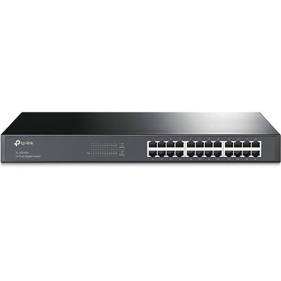 TP-Link TP-LINK TL-SG1024 10/100/1000Mbps 24-Port Gigabit 19-inch Rackmountable Switch, 48Gbps Capacity