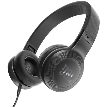 JBL JBL E35 On Ear Signature Stereo Headphones with Mic, Black