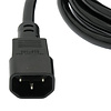 Power Cord Extension IEC320 C13/IEC320 to C14, 16 AWG, 13A 125V, Black (Choose Length)