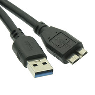 6ft. USB 3.0 A Male to Micro B Male Cable, Black