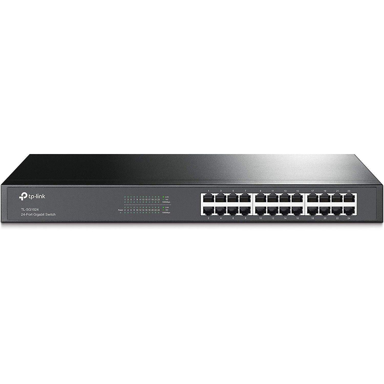 Tp Link Tl Sg1024 10 100 1000mbps 24 Port Gigabit 19 Inch Rackmountable Switch 48gbps Renew Nwca Inc