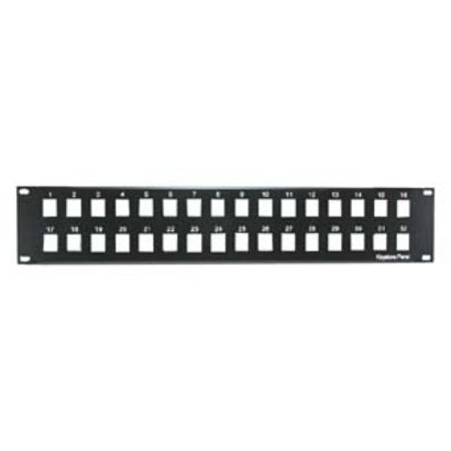 2U 19" 32port Blank Patch Panel for Keystone Jack