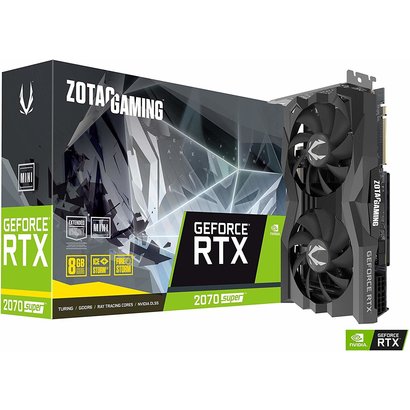 Zotac ZOTAC Gaming GeForce RTX 2070 Super Mini 8GB GDDR6 256-Bit 14Gbps Gaming Graphics Card, IceStorm 2.0, Super Compact, Zt-T20710E-10M