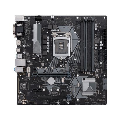 ASUS ASUS Prime H370M-Plus/CSM LGA1151 (300 Series) DDR4 HDMI DVI VGA M.2 mATX Motherboard
