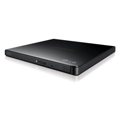 LG LG Electronics 8X USB 2.0 Super Multi Ultra Slim Portable DVD+/-RW External Drive with M-DISC Support, Retail (Black) GP65NB60