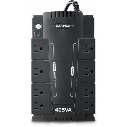 CyberPower CyberPower CP425SLG Standby UPS Battery Surge System, 425VA/255W, 8 Outlets, Compact