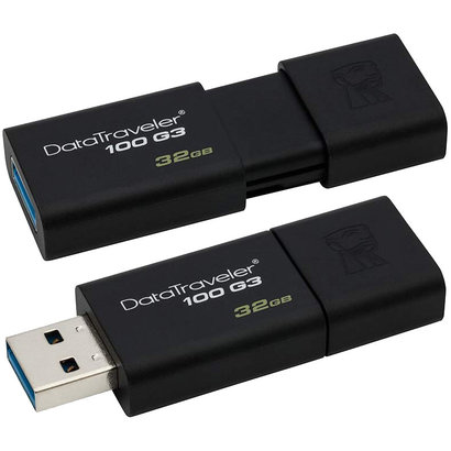 Kingston Kingston 32GB 100 G3 USB 3.0 Flash Drive DataTraveler (DT100G3/32GB)