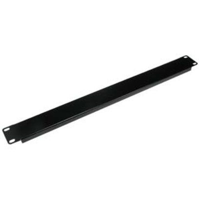 1U Blank Rack Mount Patch Panel Spacer for 19-Inch Server Network Rack Enclosure Or Cabinet, Black