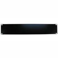 2U Blank Rack Mount Patch Panel Spacer for 19-Inch Server Network Rack Enclosure Or Cabinet, Black