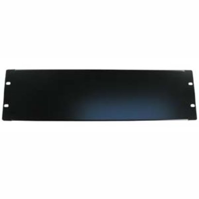 3U Blank Rack Mount Patch Panel Spacer for 19-Inch Server Network Rack Enclosure Or Cabinet, Black