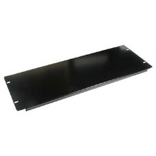 4U Blank Rack Mount Patch Panel Spacer for 19-Inch Server Network Rack Enclosure Or Cabinet, Black