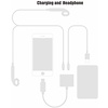 Gigacord iPhone 2in1 Lightning to Dual Charger Splitter, White