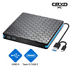 Cryo-PC Cryo-PC External DVD-RW CD Player with USB 3.0 and USB-C Type-C