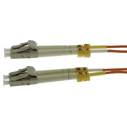 LC-LC Duplex Multimode 62.5/125 Fiber Optic Cable (Choose Length)