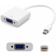 6" Mini DisplayPort Male to VGA Female Adapter, White Thunderbolt MacBook Pro Air Apple# A1307