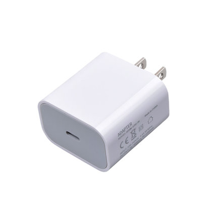USB-C Type-C Wall Charger 18W 9V 2A, White