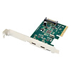 Cryo-PC Cryo-PC USB 3.1 USB-C Type-C Dual 2-Port PCIe Controller Card