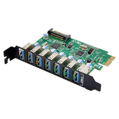Cryo-PC Cryo-PC USB 3.0 7-Port PCIe HUB Controller Card, NEC 720201 Chipset